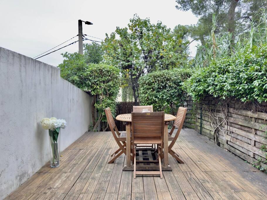 Maison Au Calme 2 Chambres Terrasse Clim Parking Gratuit 蒙彼利埃 外观 照片